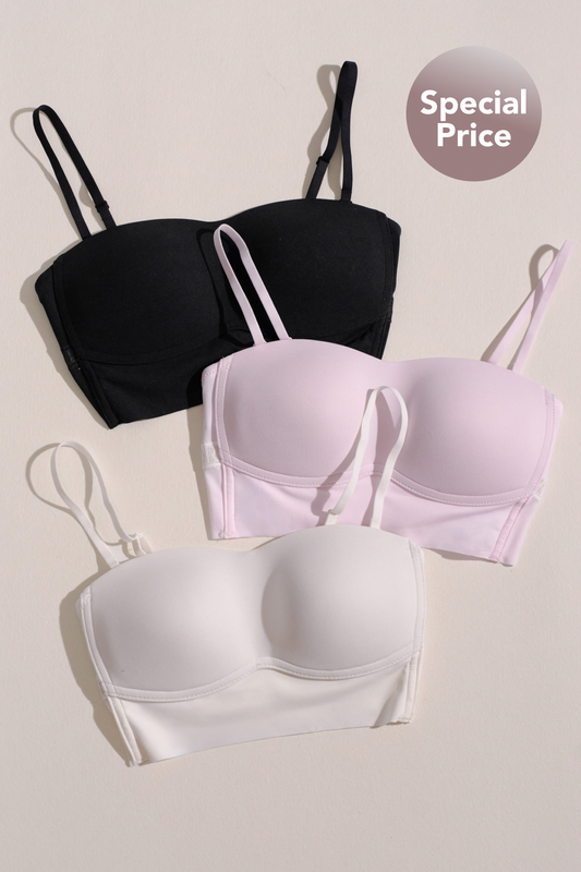 ROSIER Bandeau Bra 3 Set