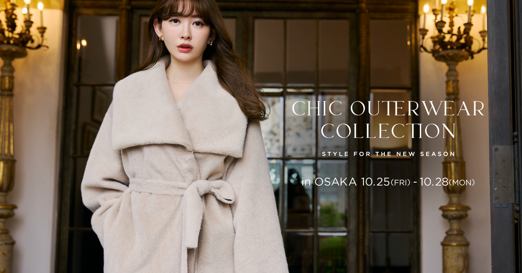 CHIC OUTERWEAR COLLECTION with Fitting TICKET in OSAKA