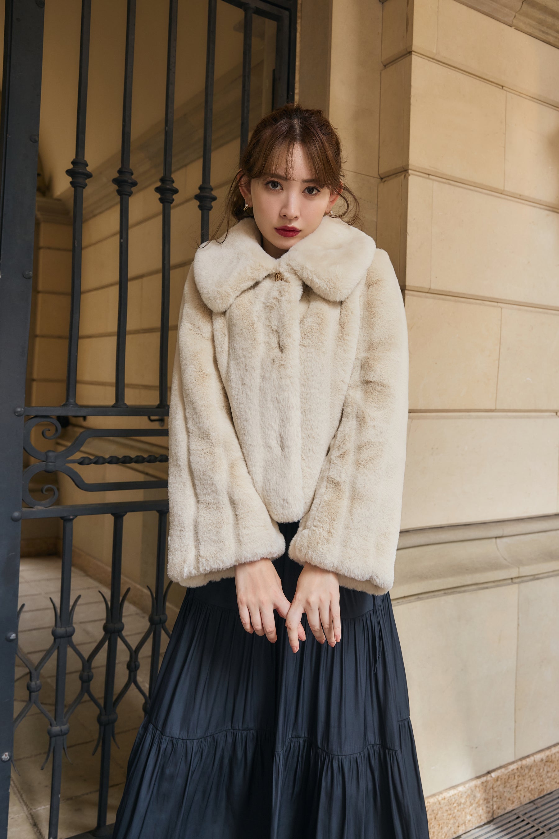 herlipto Winter Love Faux Fur Coat