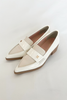[Shipped in late February] Two-Tone Pointed Loafers