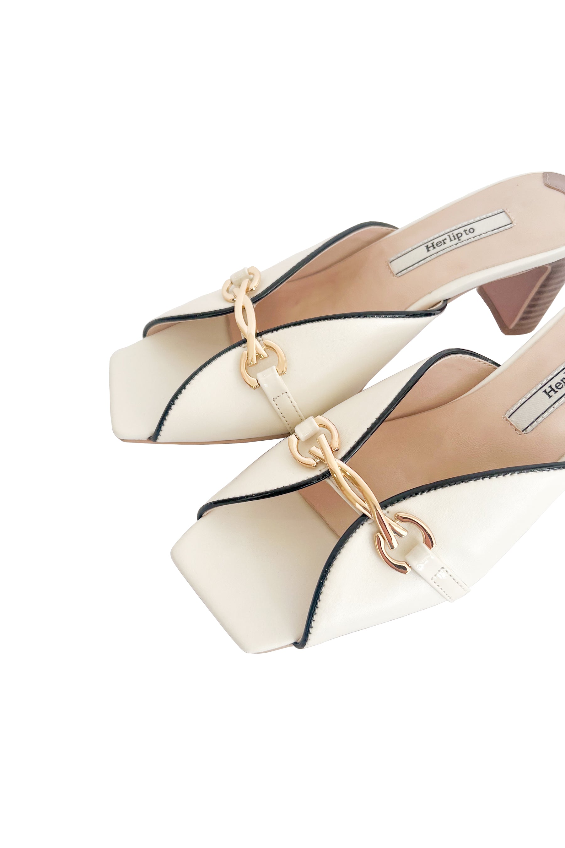 [Shipping in early June] Bit Square-Toe Mules