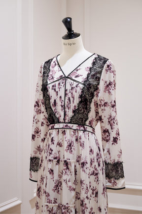Grasse Floral Pleated Dress