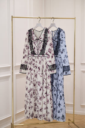 Grasse Floral Pleated Dress