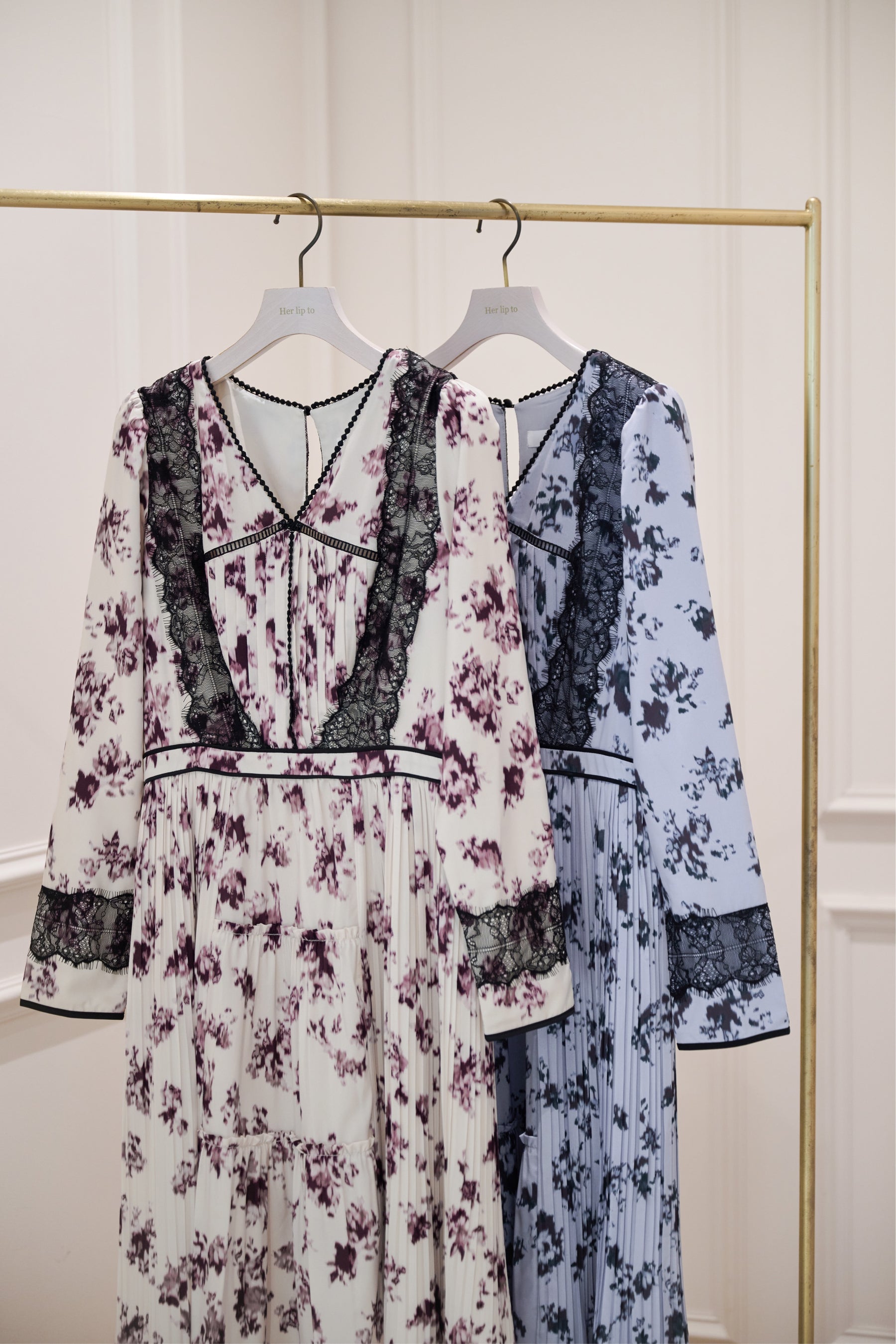 Grasse Floral Pleated Dress