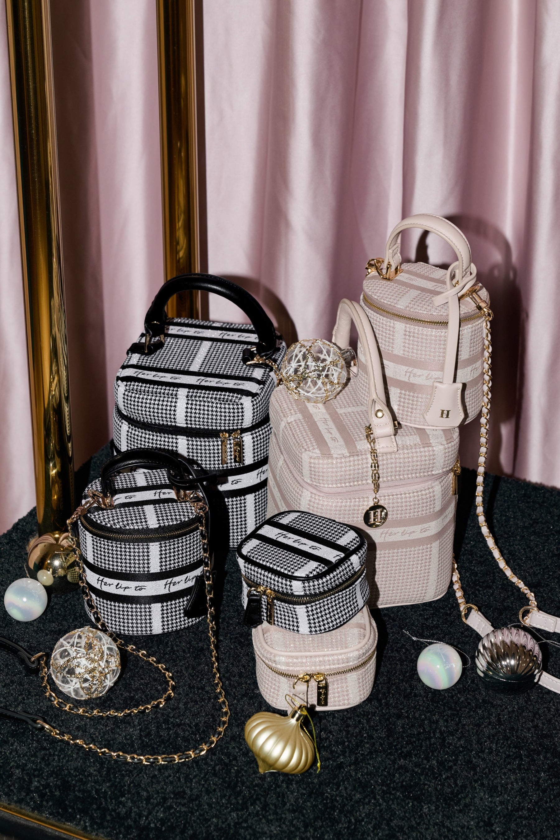 HLT Jacquard Mini Vanity Bag