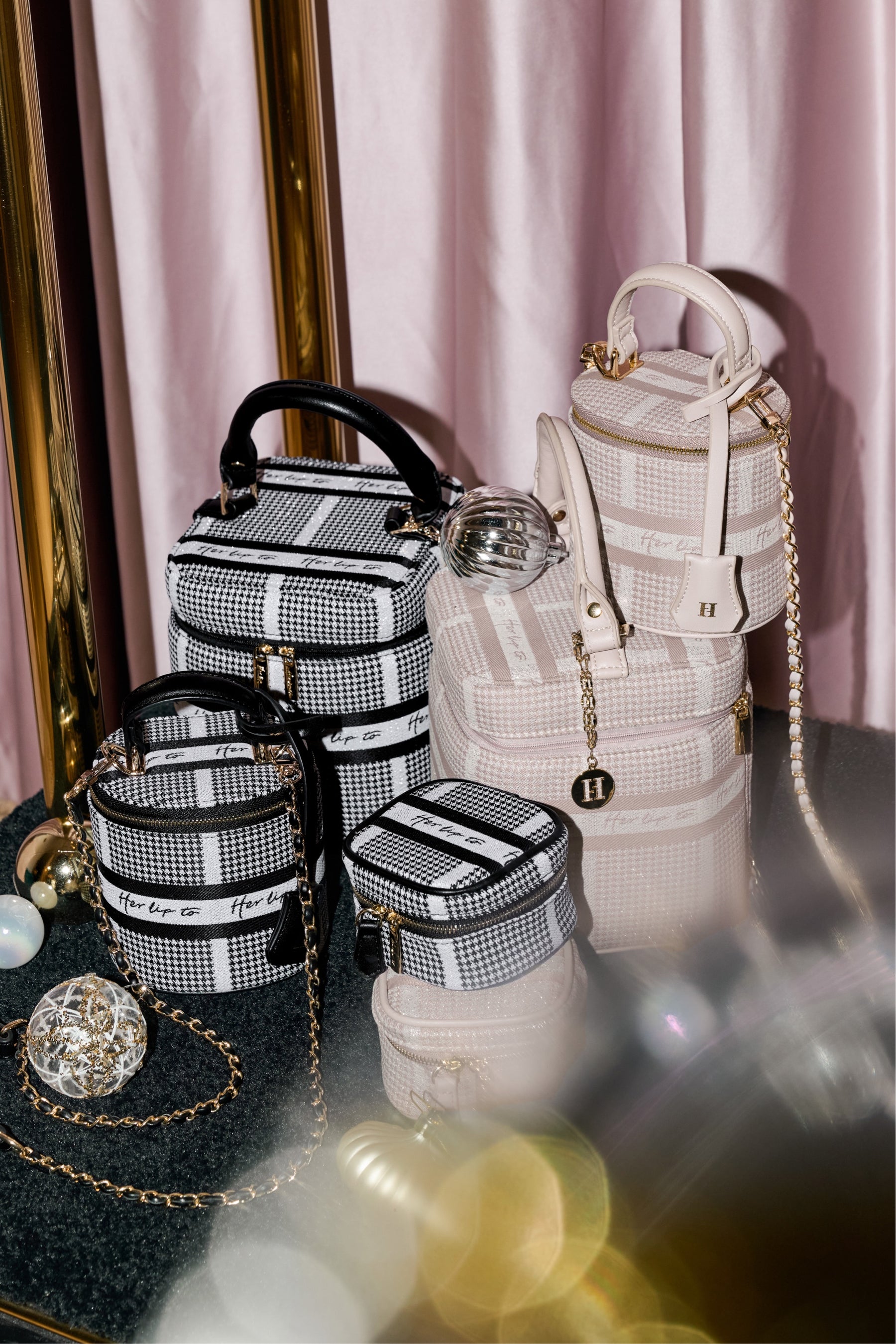 HLT Jacquard Mini Vanity Bag