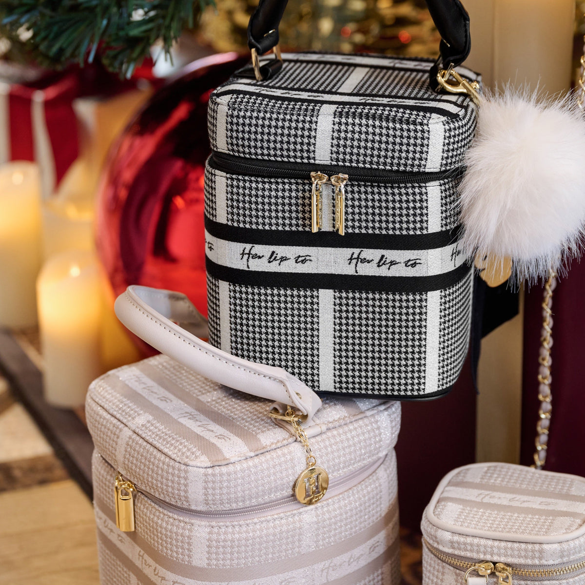 HLT Jacquard Vanity Bag