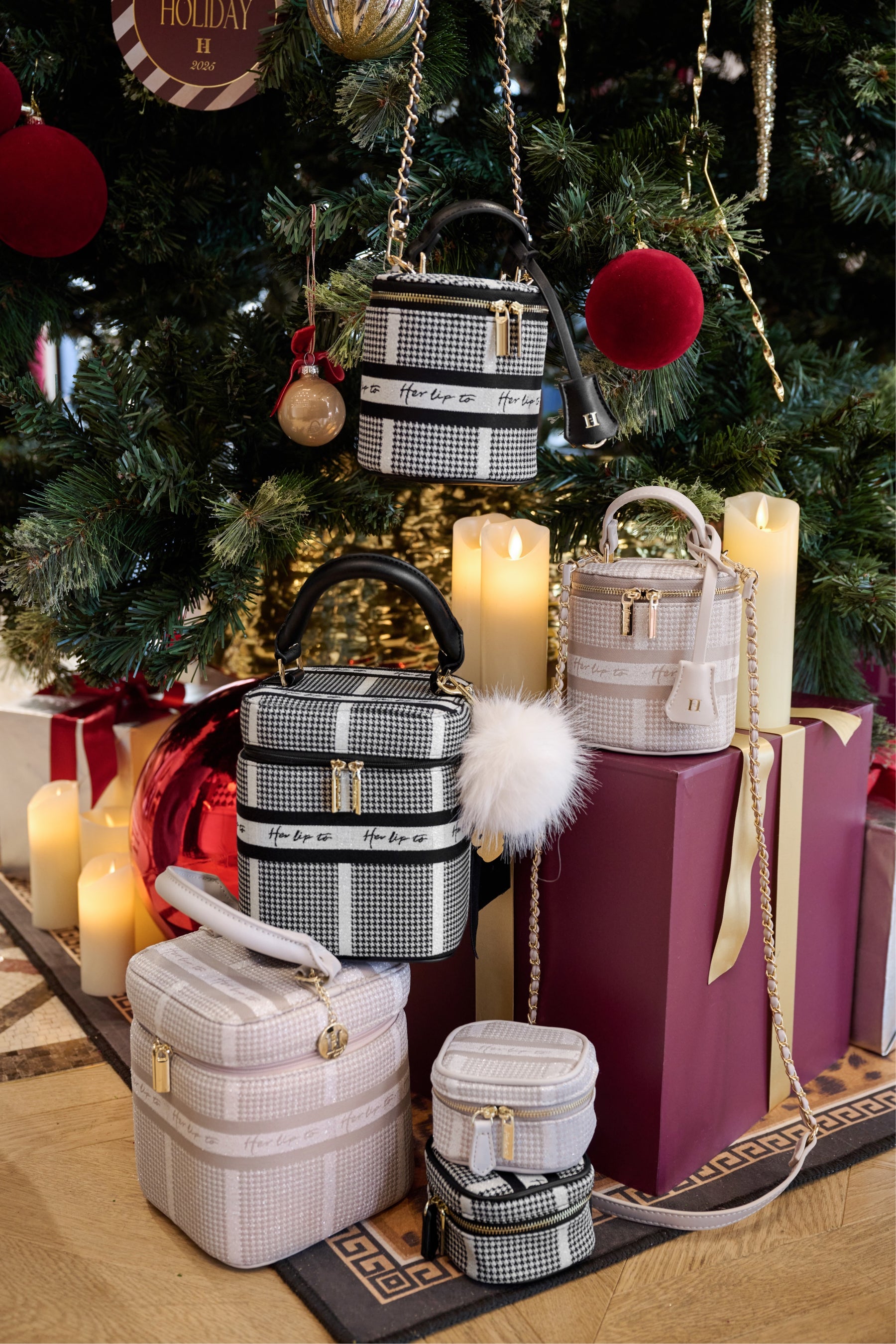 HLT Jacquard Mini Vanity Bag