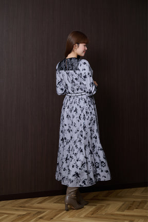 【2月中旬發送】Grasse Floral Pleated Dress