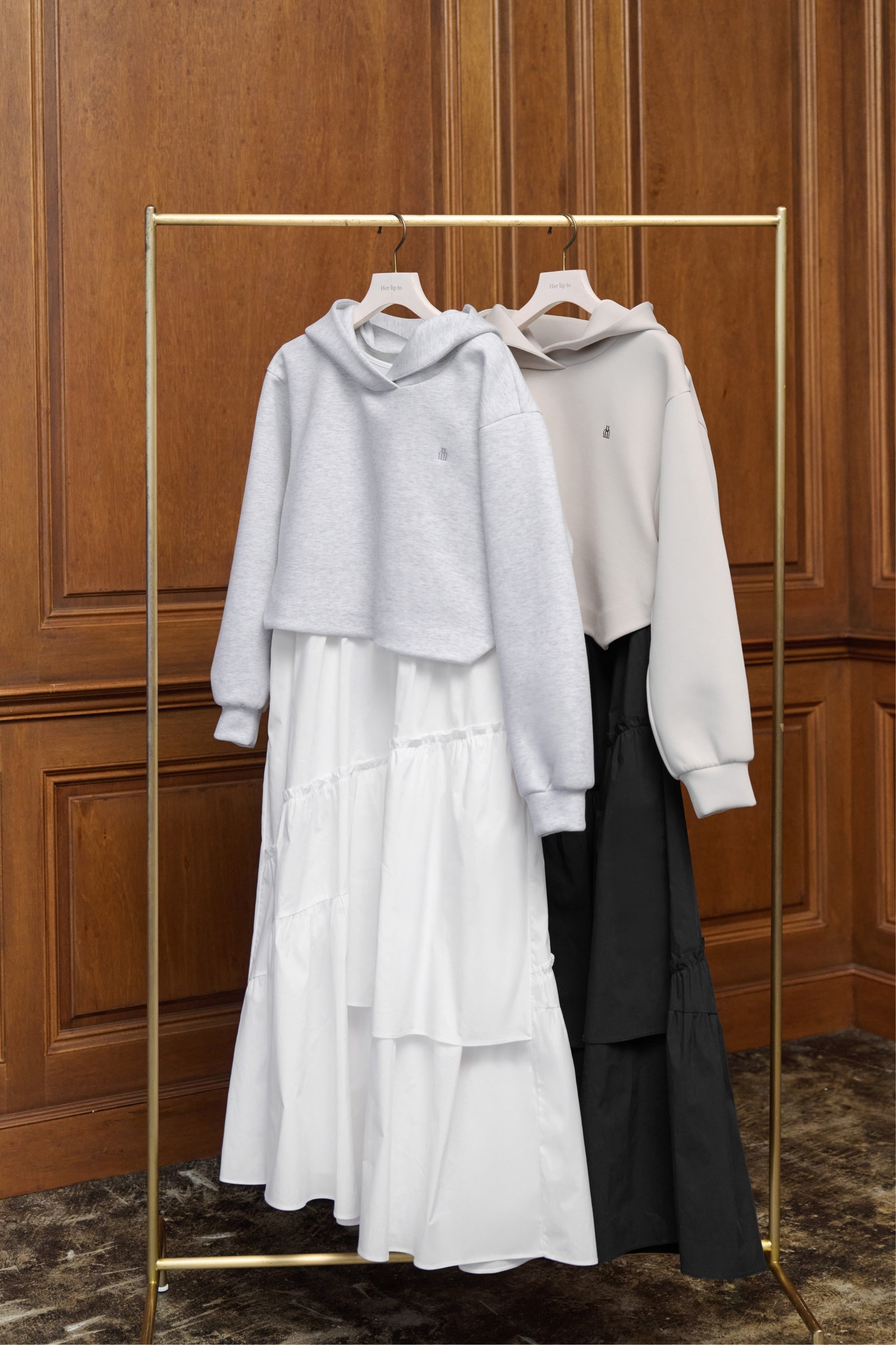 Trois Logo Docking Dress