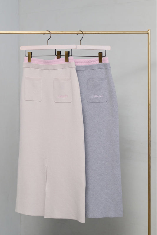 [Ship in mid-January] Luxe Comfort Knit Long Skirt