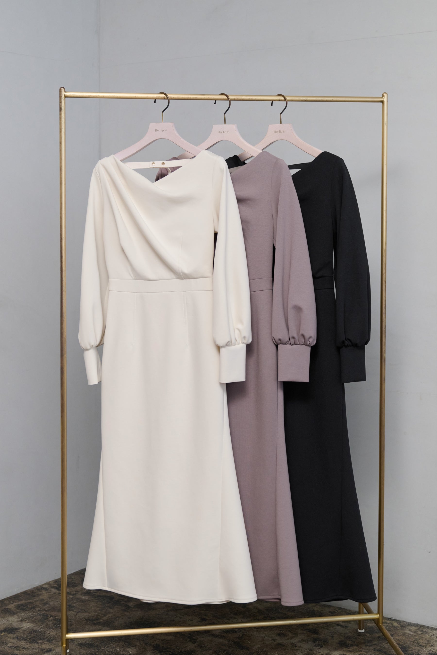 Tucked Mermaid Ponte Dress