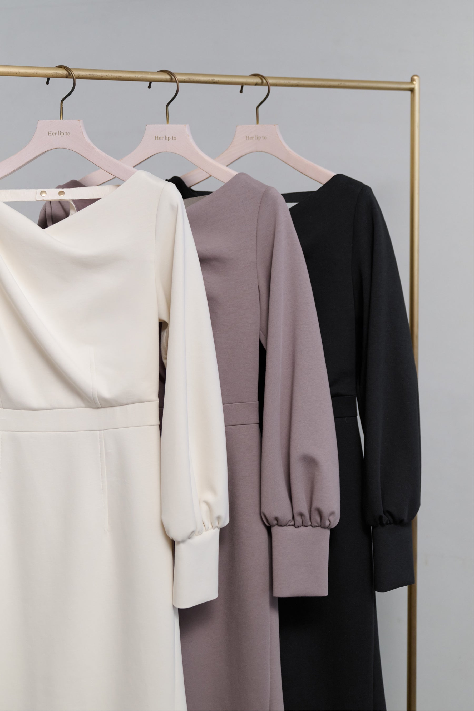 Tucked Mermaid Ponte Dress