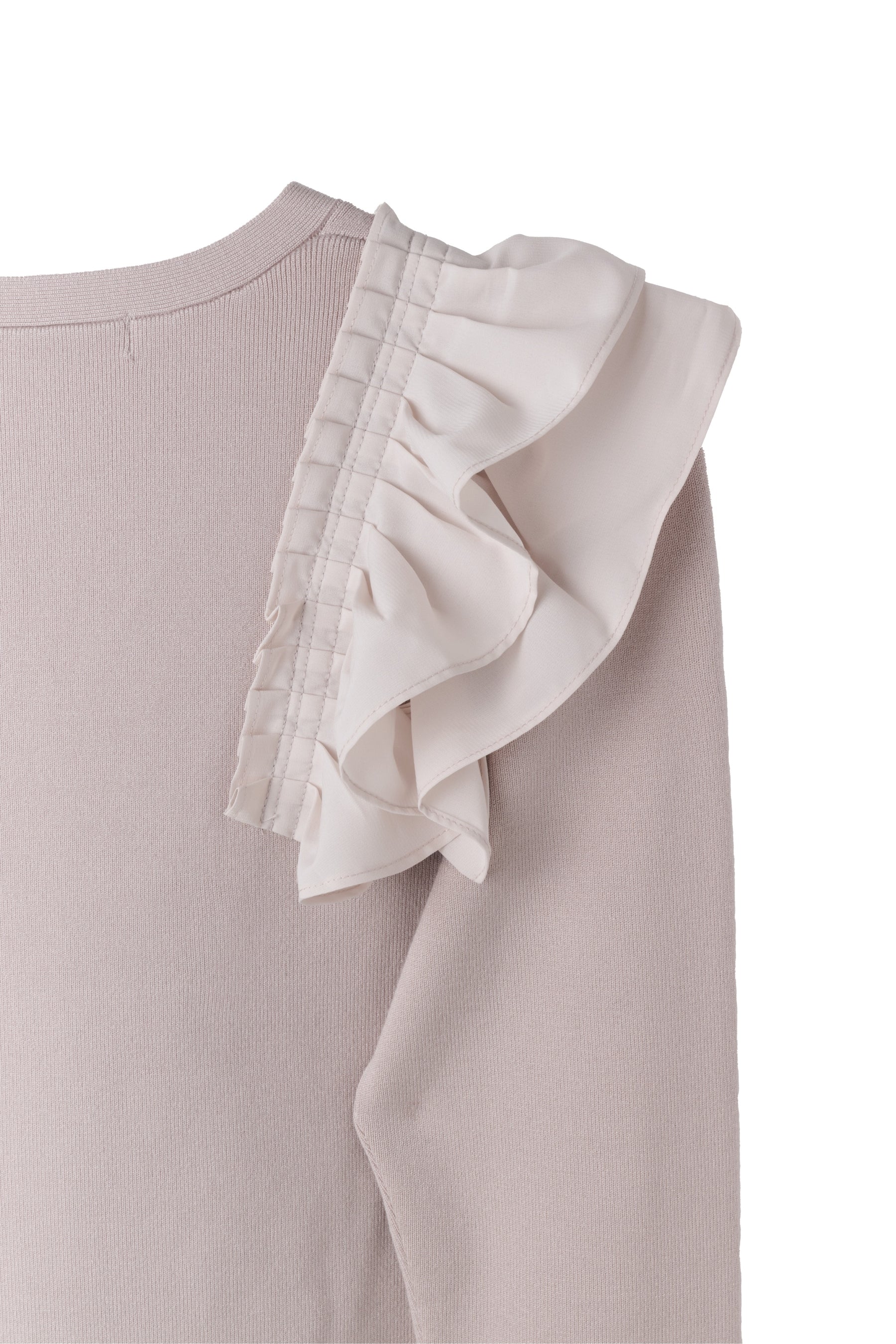 [Ships mid-January]Ruffle Pleated Knit Cardigan