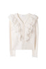 [Ships mid-January]Ruffle Pleated Knit Cardigan