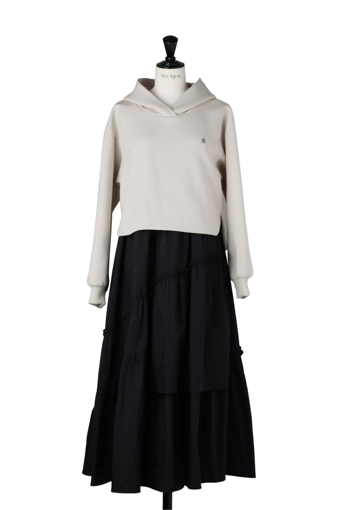 Trois Logo Docking Dress