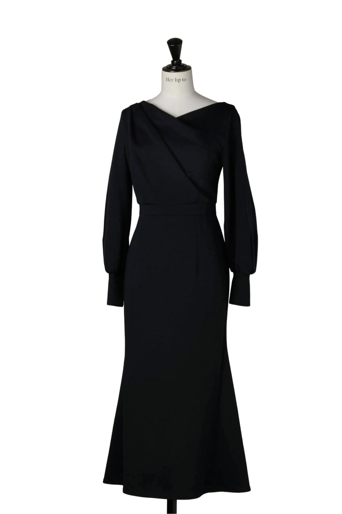 Tucked Mermaid Ponte Dress