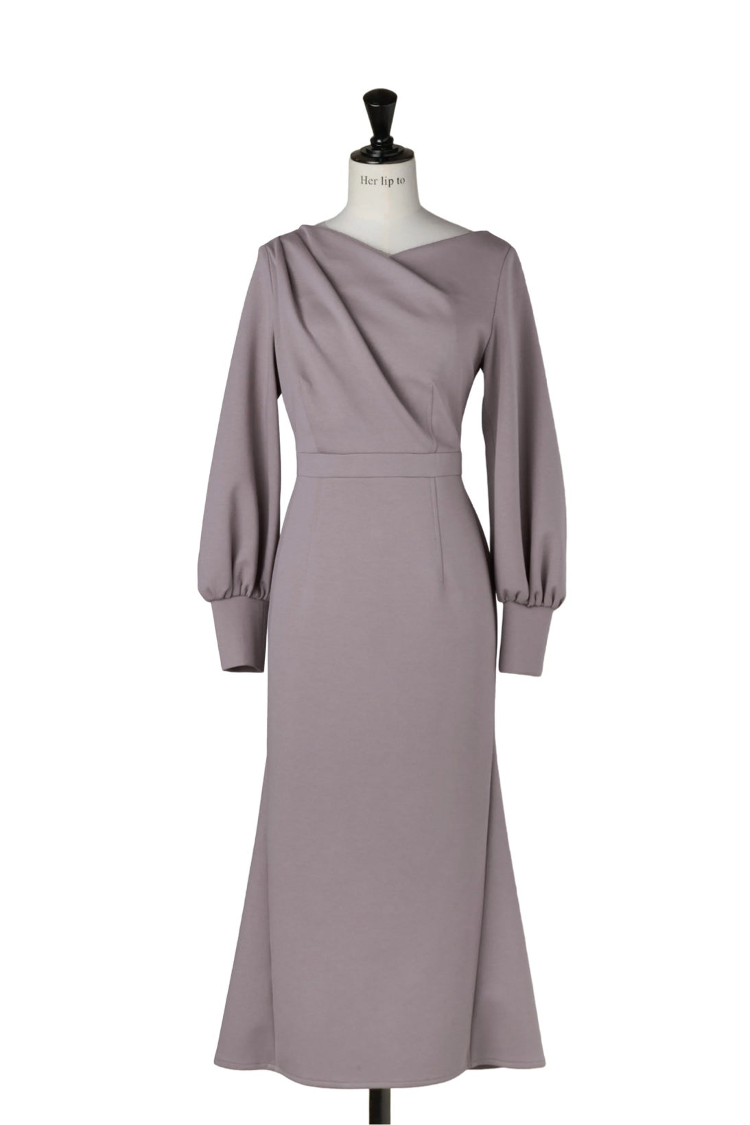 Tucked Mermaid Ponte Dress