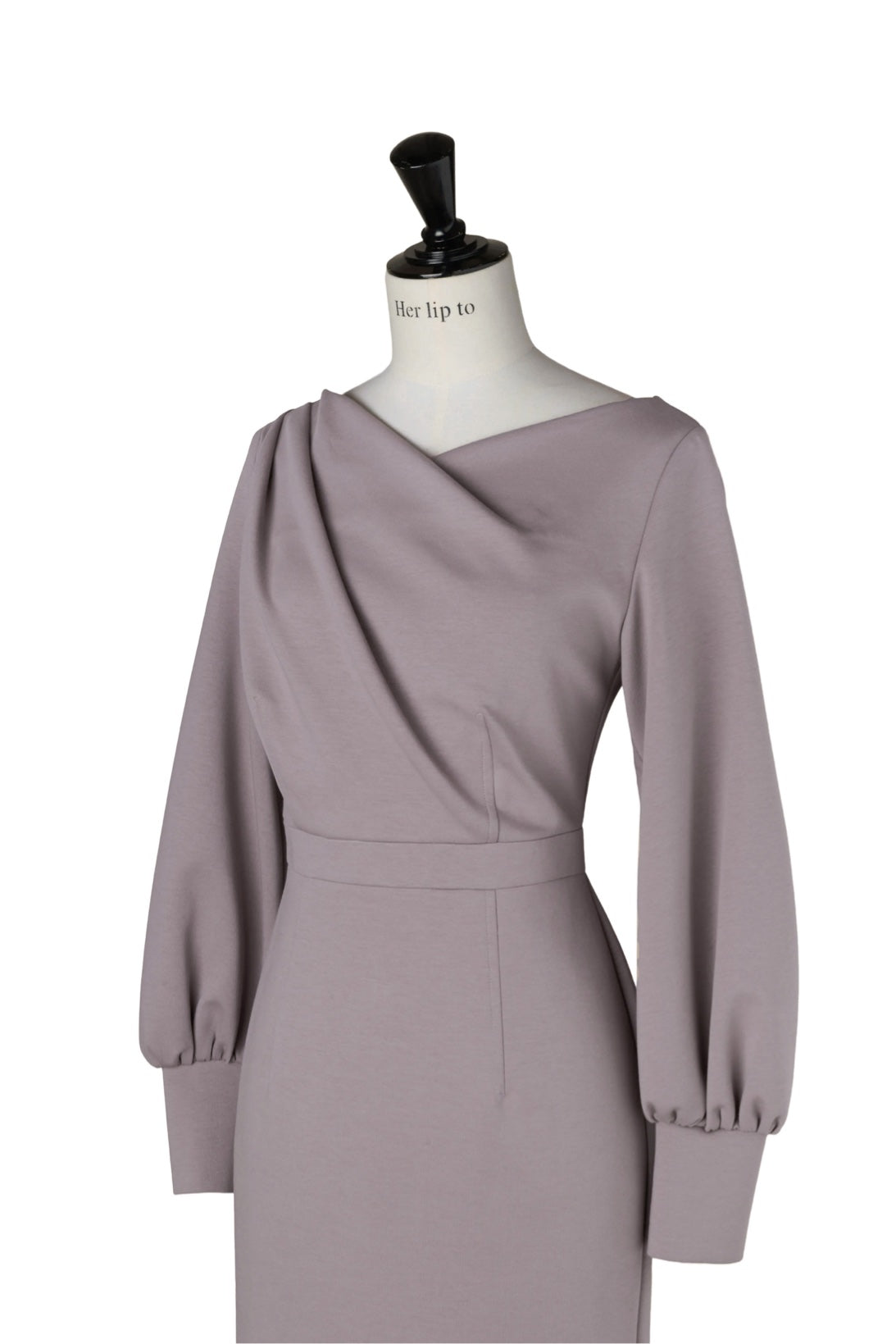 Tucked Mermaid Ponte Dress