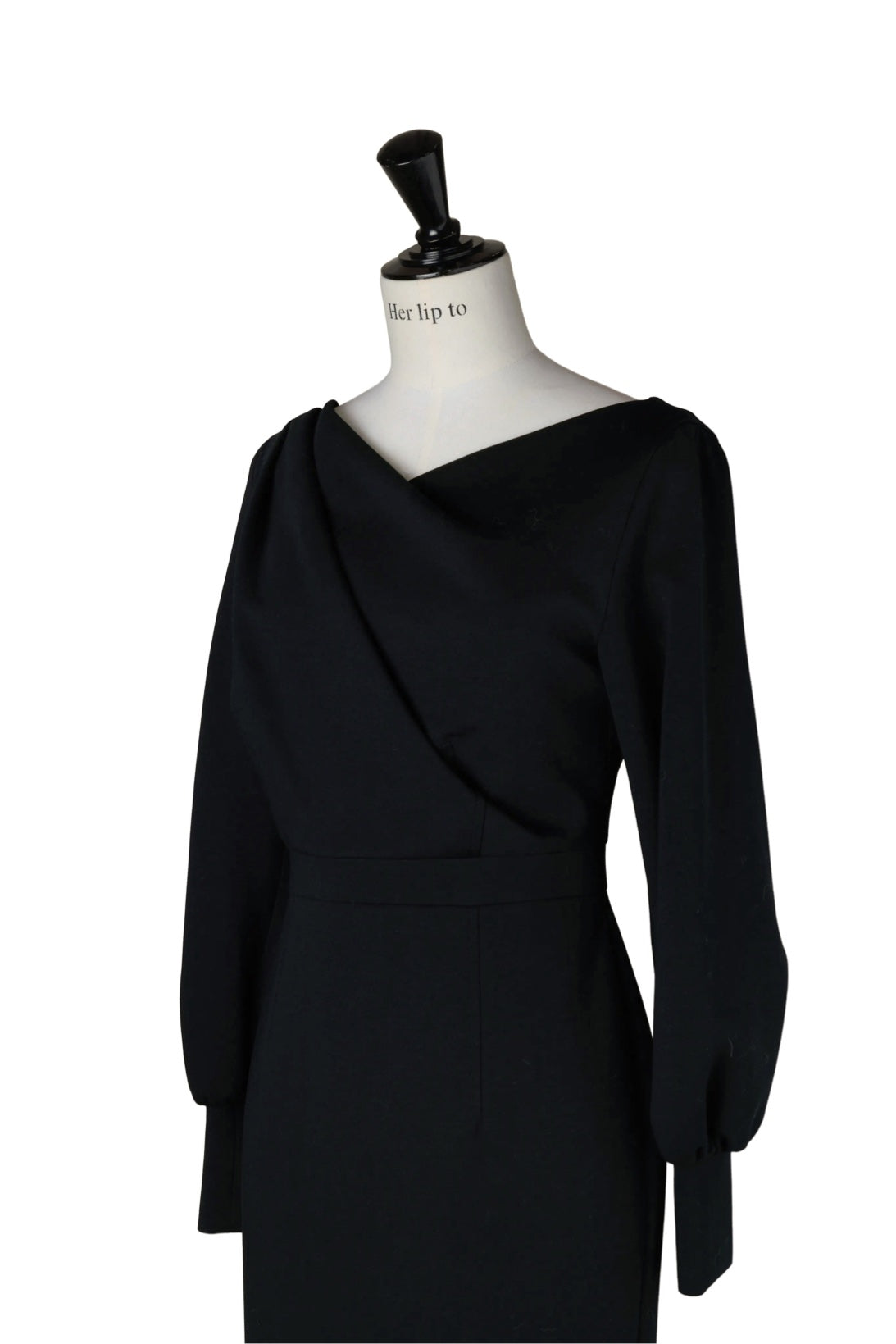 Tucked Mermaid Ponte Dress