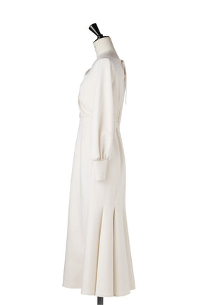 Tucked Mermaid Ponte Dress