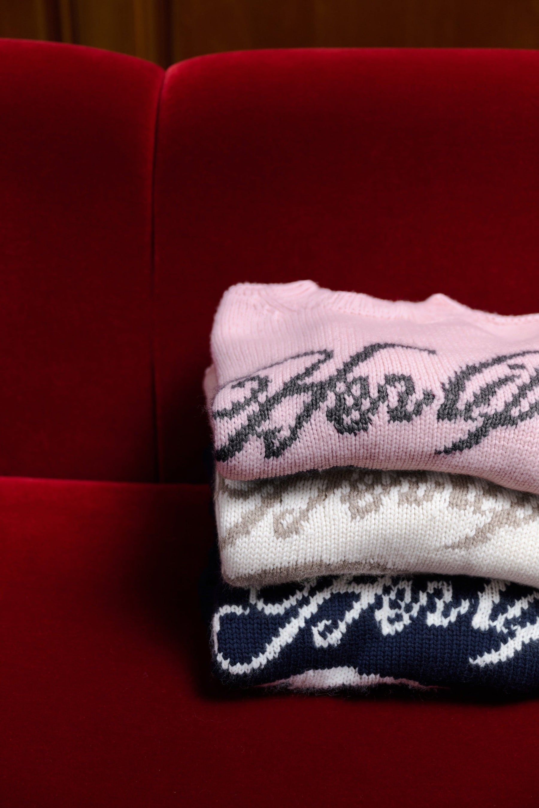 Loved one Logo Jacquard Knit