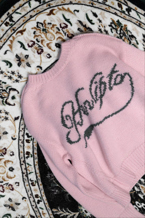 Loved one Logo Jacquard Knit