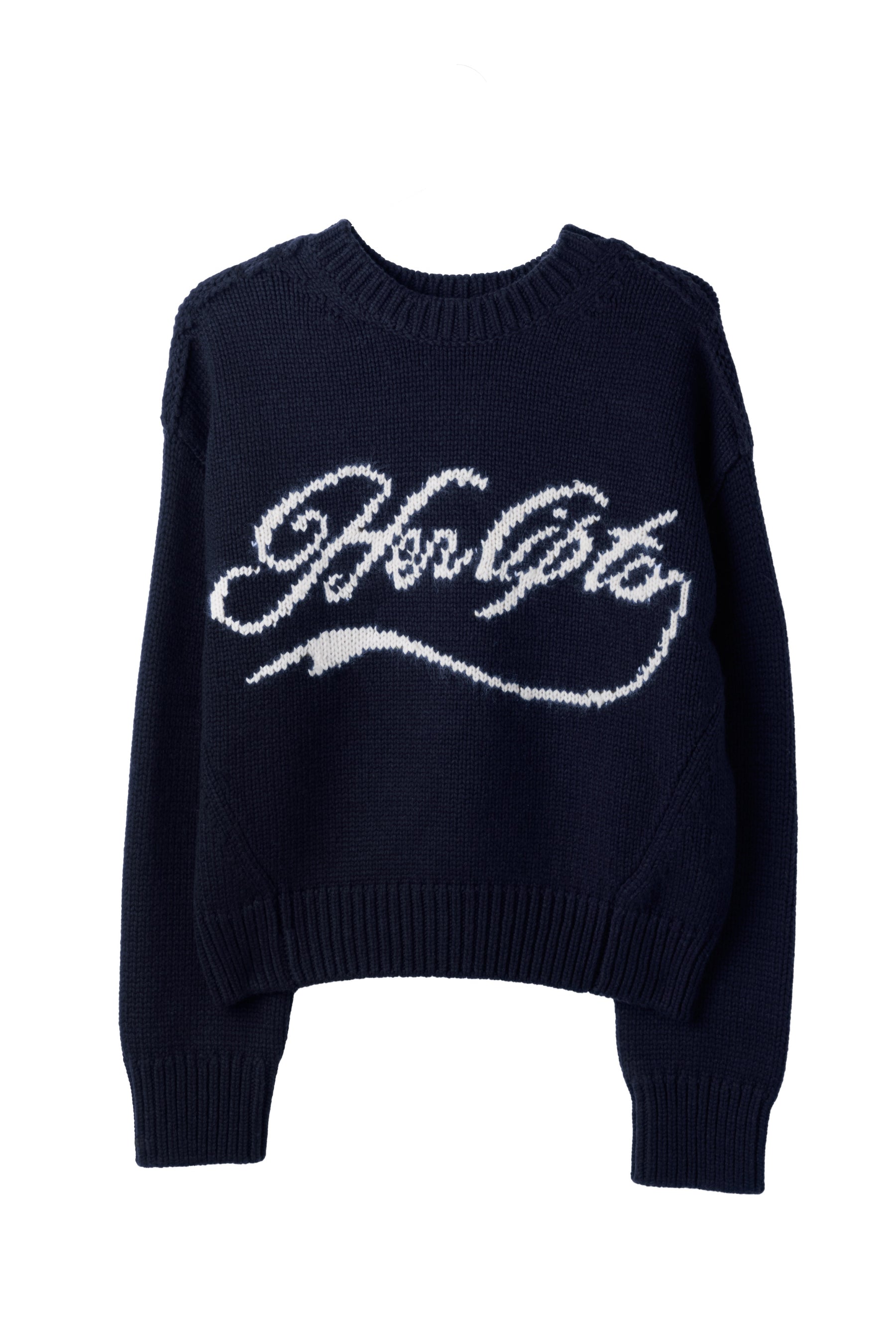 Loved one Logo Jacquard Knit
