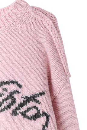 Loved one Logo Jacquard Knit