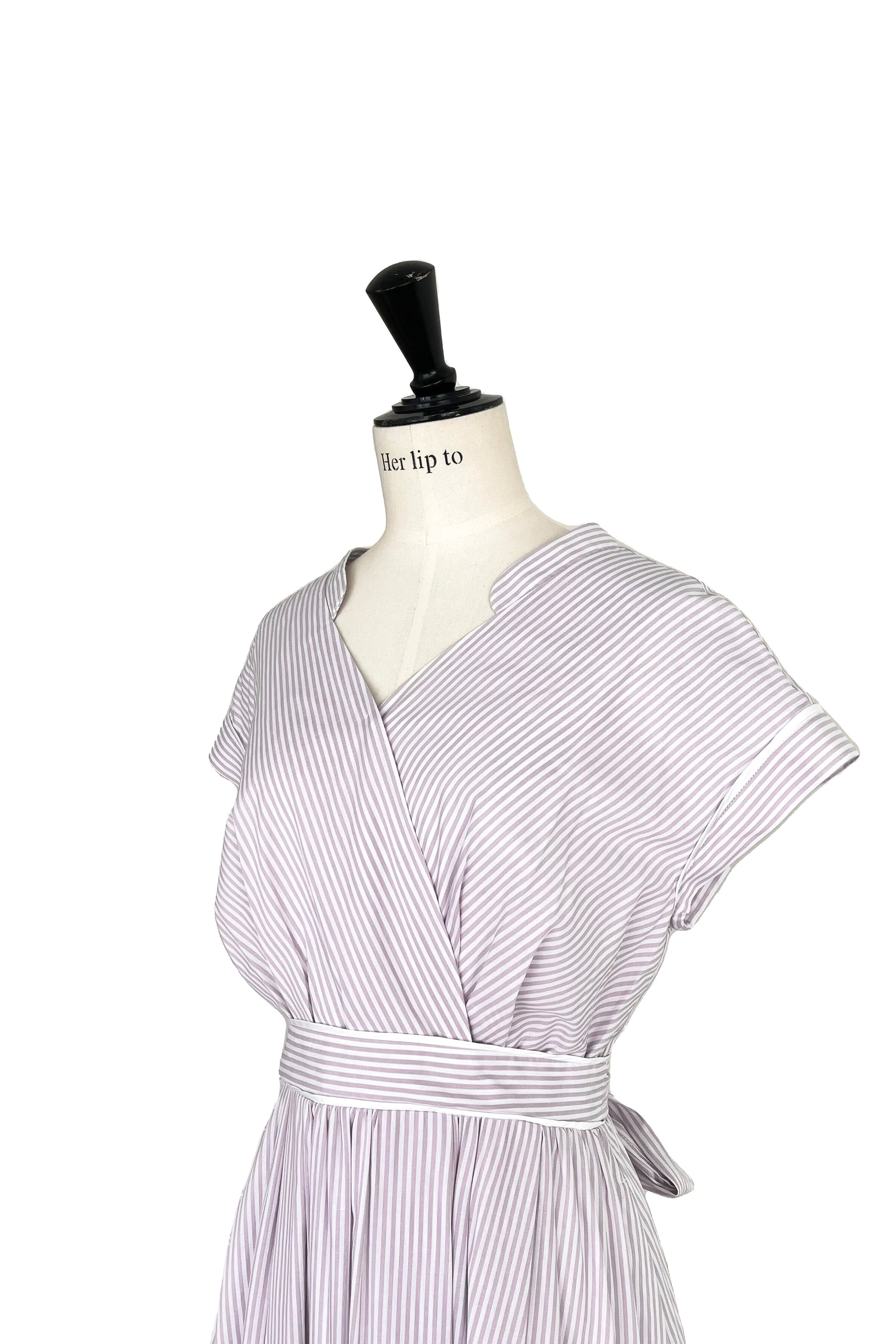 Striped Cotton-Blend Summer Dress