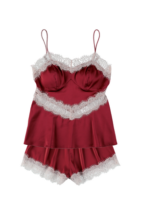 【10月下旬発送】【garnet】Lace Camisole Set