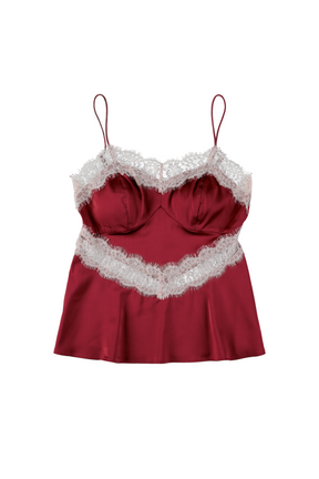 【10月下旬発送】【garnet】Lace Camisole Set