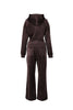 【mocha】Off-Duty Sculpt Velour Set