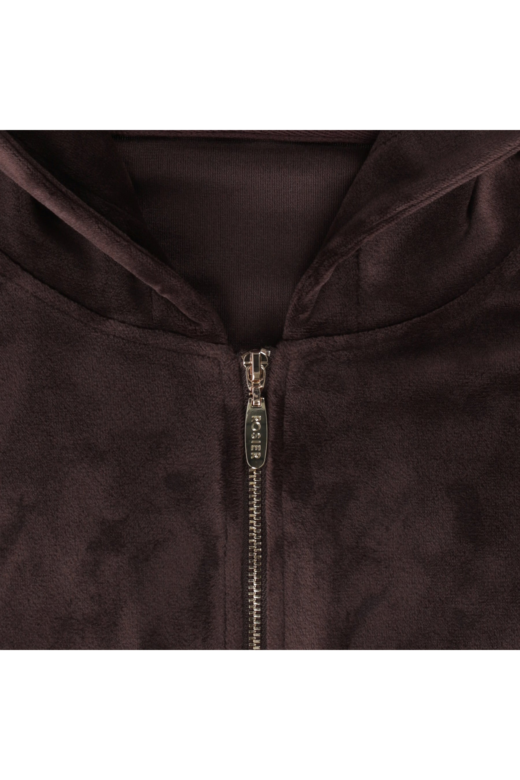 Off-Duty Sculpt Velour Zip Hoodie