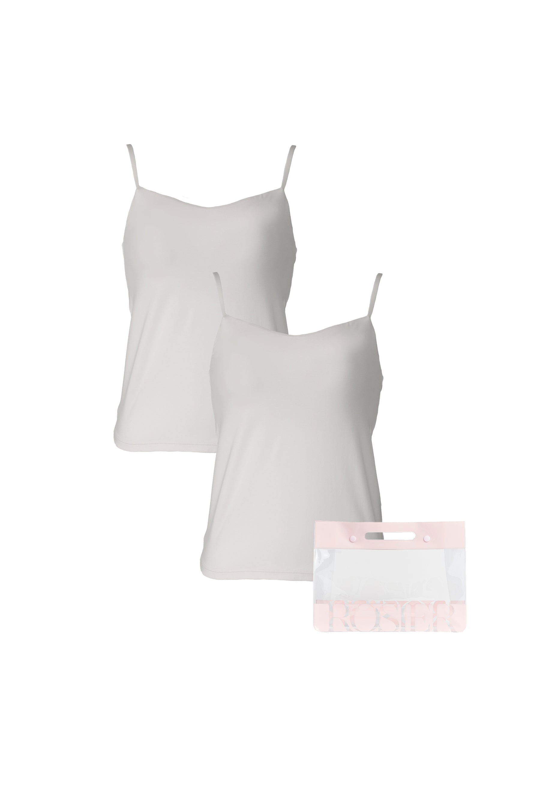 ROSIER Essential Bra Camisole Clear Bag Set
