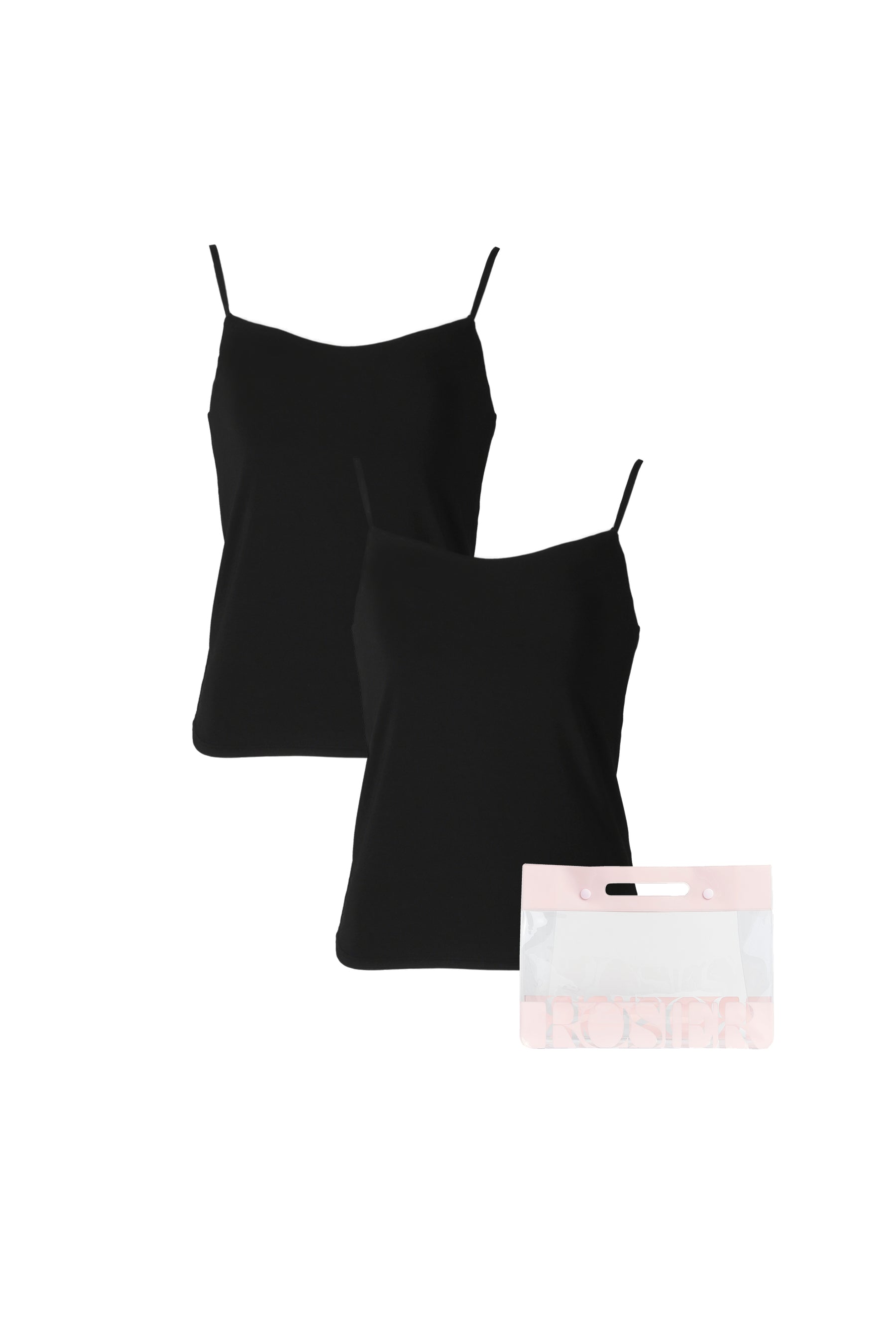 ROSIER Essential Bra Camisole Clear Bag Set