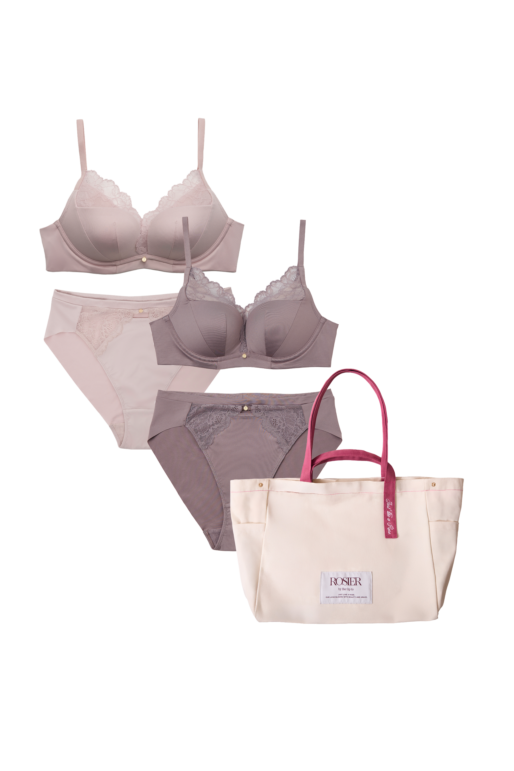 【DAY SET】ROSIER 2Way Tote Set