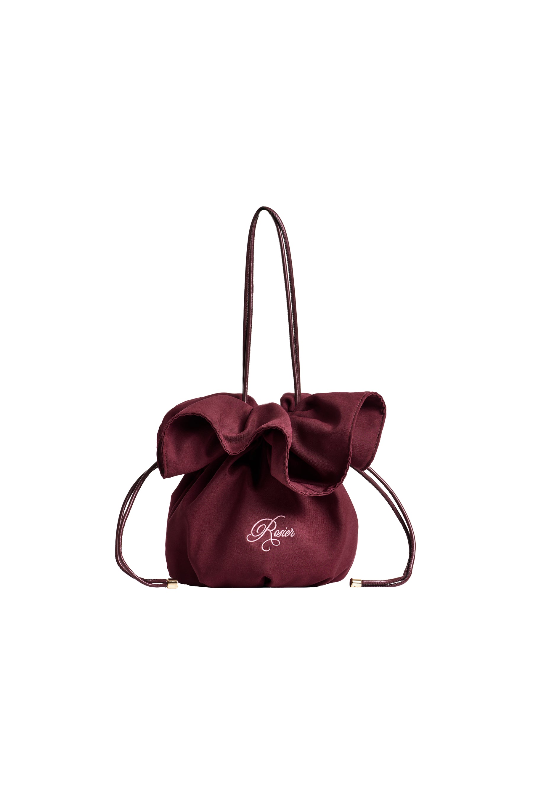 Rose Bloom Satin Bag
