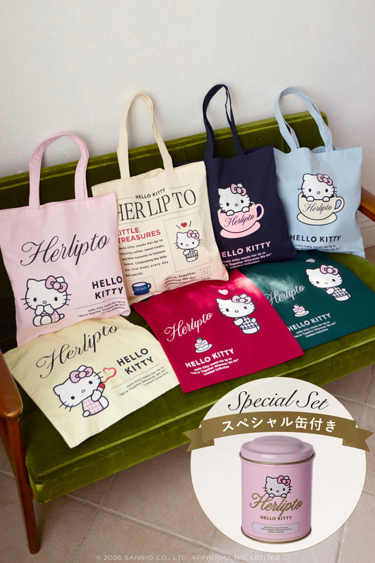 HLT x Hello Kitty Tote Bag オリジナル缶セット