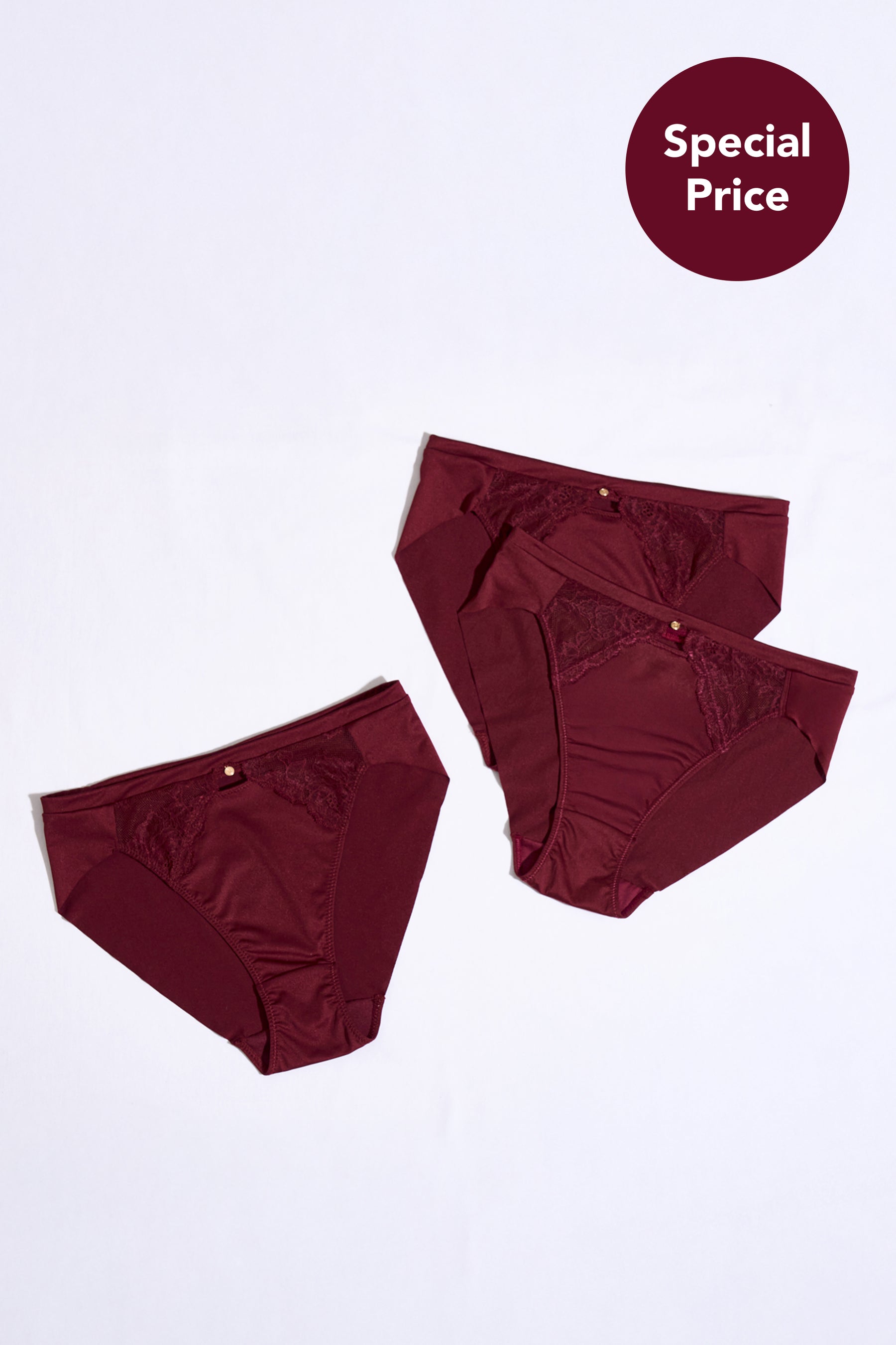 【garnet】Everyday Essential Shorts / Thong 3 Set