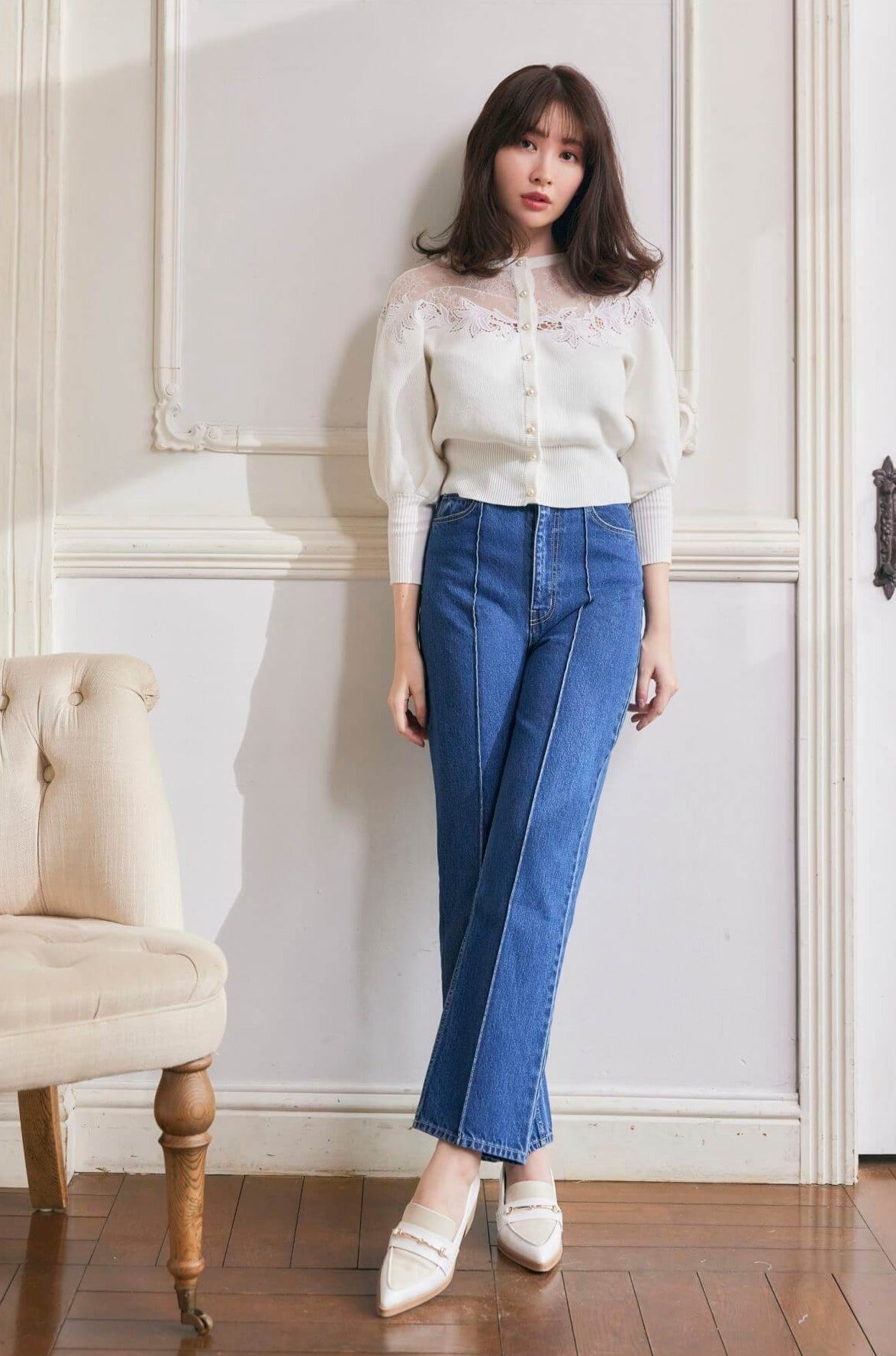 274美品★herlipto Valencia High Rise Jeans