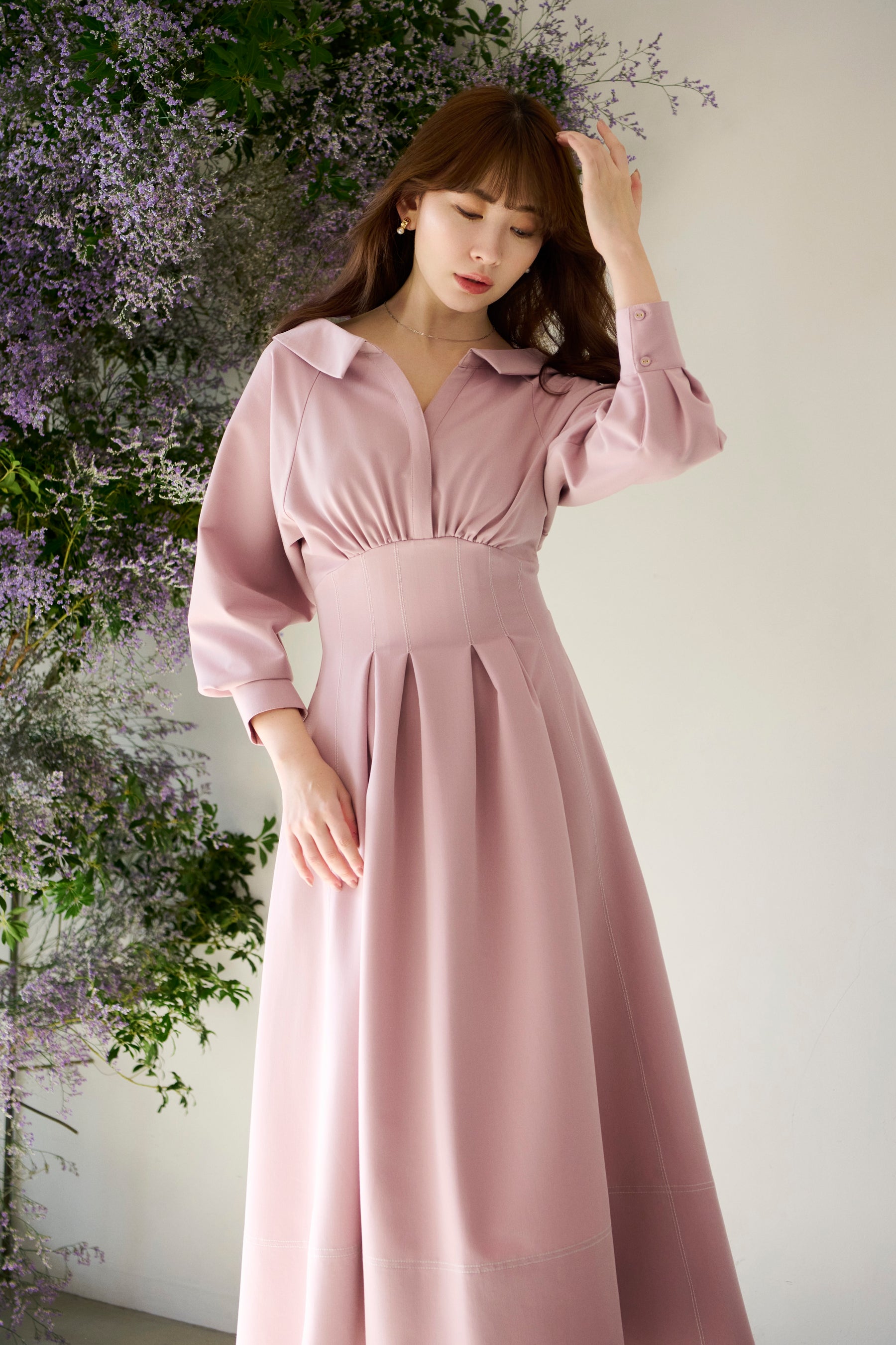 [Ships in mid-April] [rose]Montecristo Long Dress