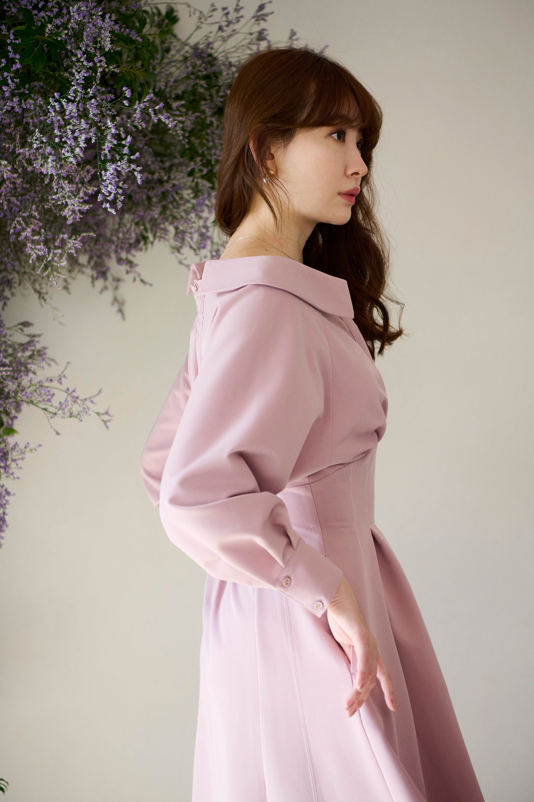 【4月中旬発送】【rose】Montecristo Long Dress