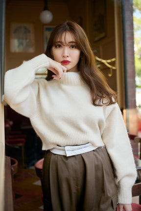 Adoro Cropped Knit Pullover