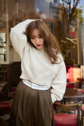 Adoro Cropped Knit Pullover