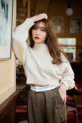 Adoro Cropped Knit Pullover