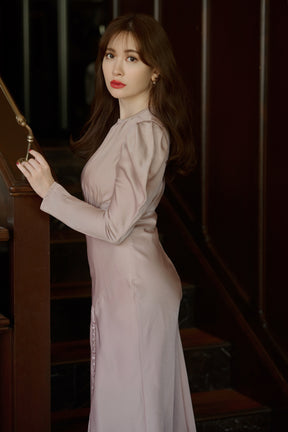 Rosa Slit Lace Dress