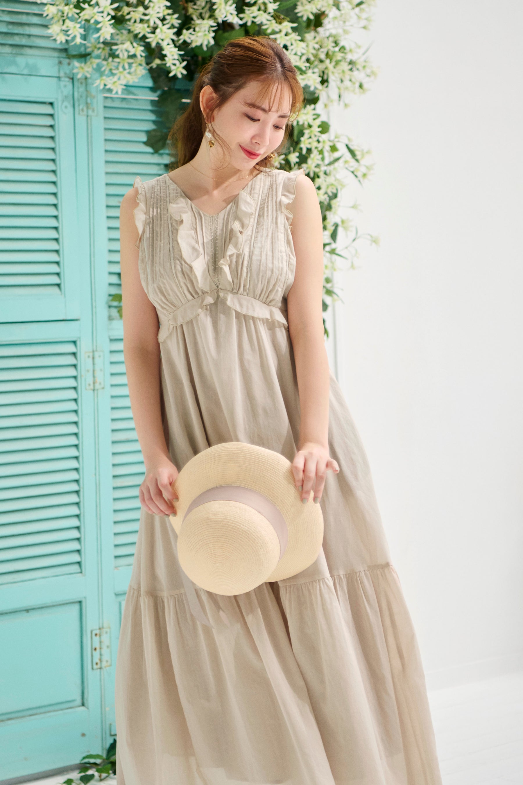 Cambrils Cotton-Blend Dress