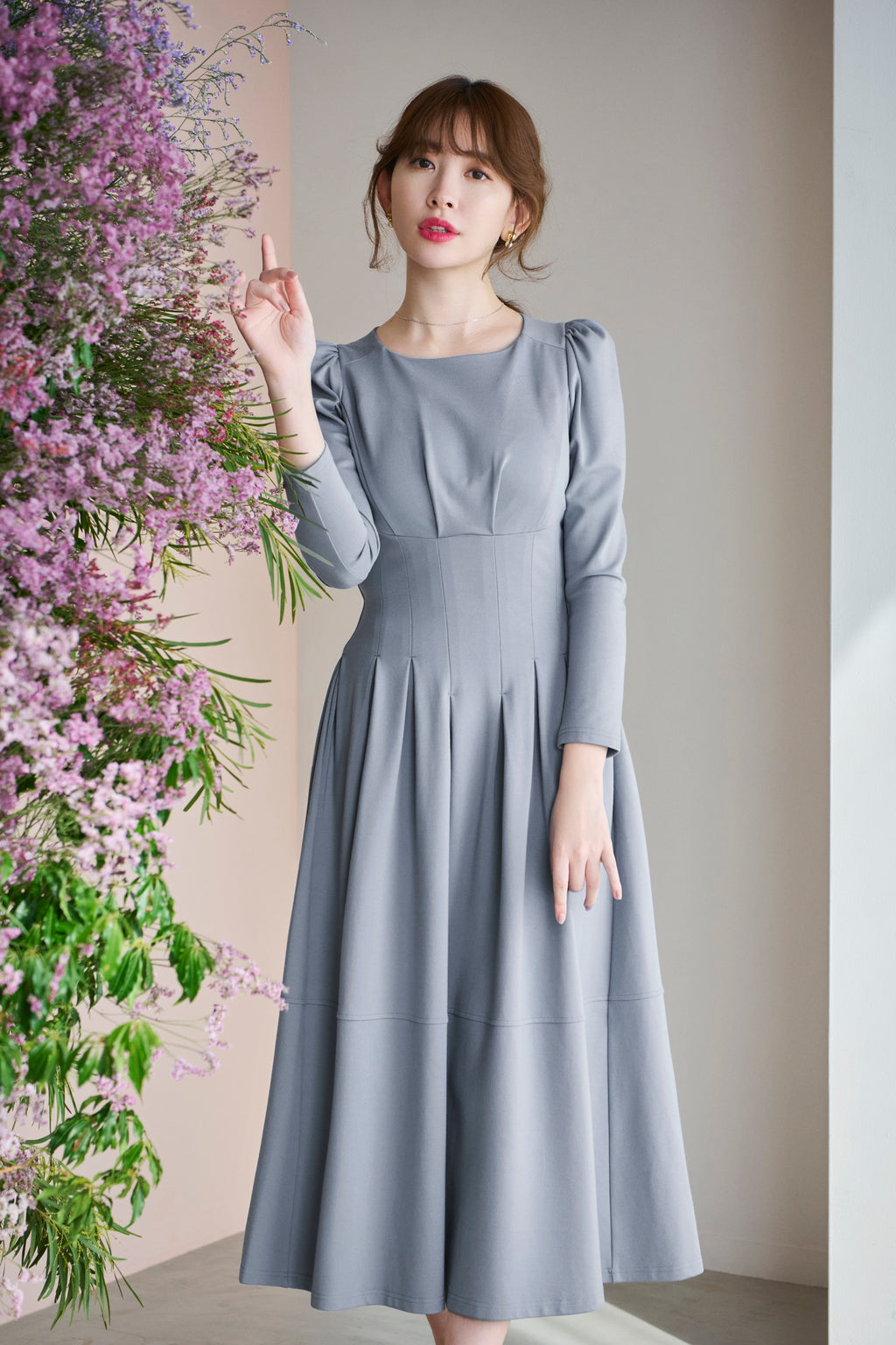 美品【Herlipto】Marylebone Midi Dress ⭐︎Sサイズ⭐︎ cut10_170_1606f31c-614f-48ee-