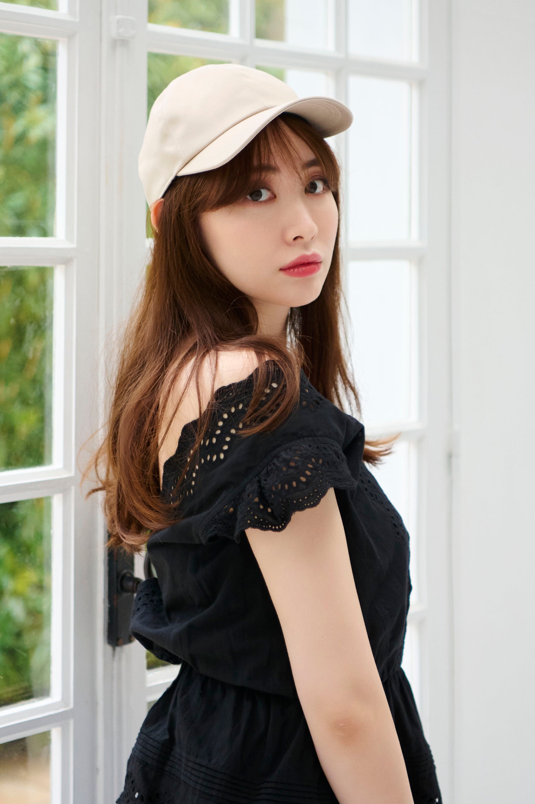 herlipto Back Ribbon Tweed Casquette - キャスケット